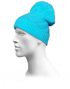 Unisex acrylic  self Designer Cap skyblue